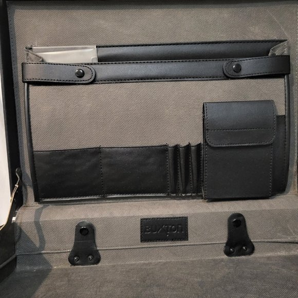 Buxton Leather Attache Briefcase - Picture 4 of 9